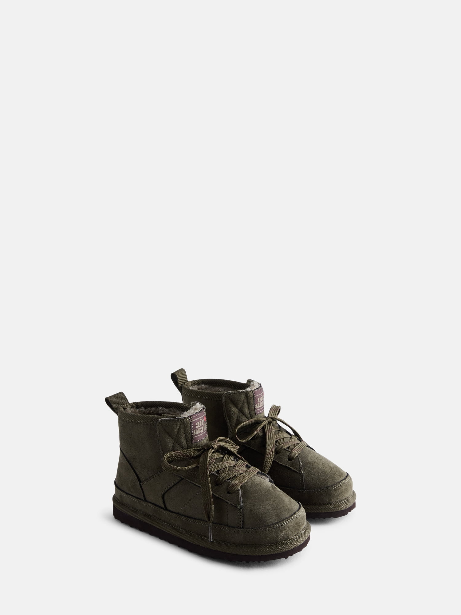 Airwalk Little and Big Boys' Faux Suede Sneaker Boots