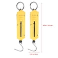 thumbnail image 2 of KAKOWELY 4pcs Spring Scale 25kg Hanging Spring Scale Iron Small Weight Scale Tool,9.25X"X1.57"X0.79", 2 of 4