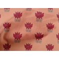 thumbnail image 4 of oneOone Cotton Poplin Fabric Leaves & Lotus Block Print Fabric BTY 56 Inch Wide, 4 of 4
