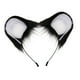 thumbnail image 2 of Diadema con orejas de hámster Yinane para fiestas temáticas de animales negro, 2 of 8