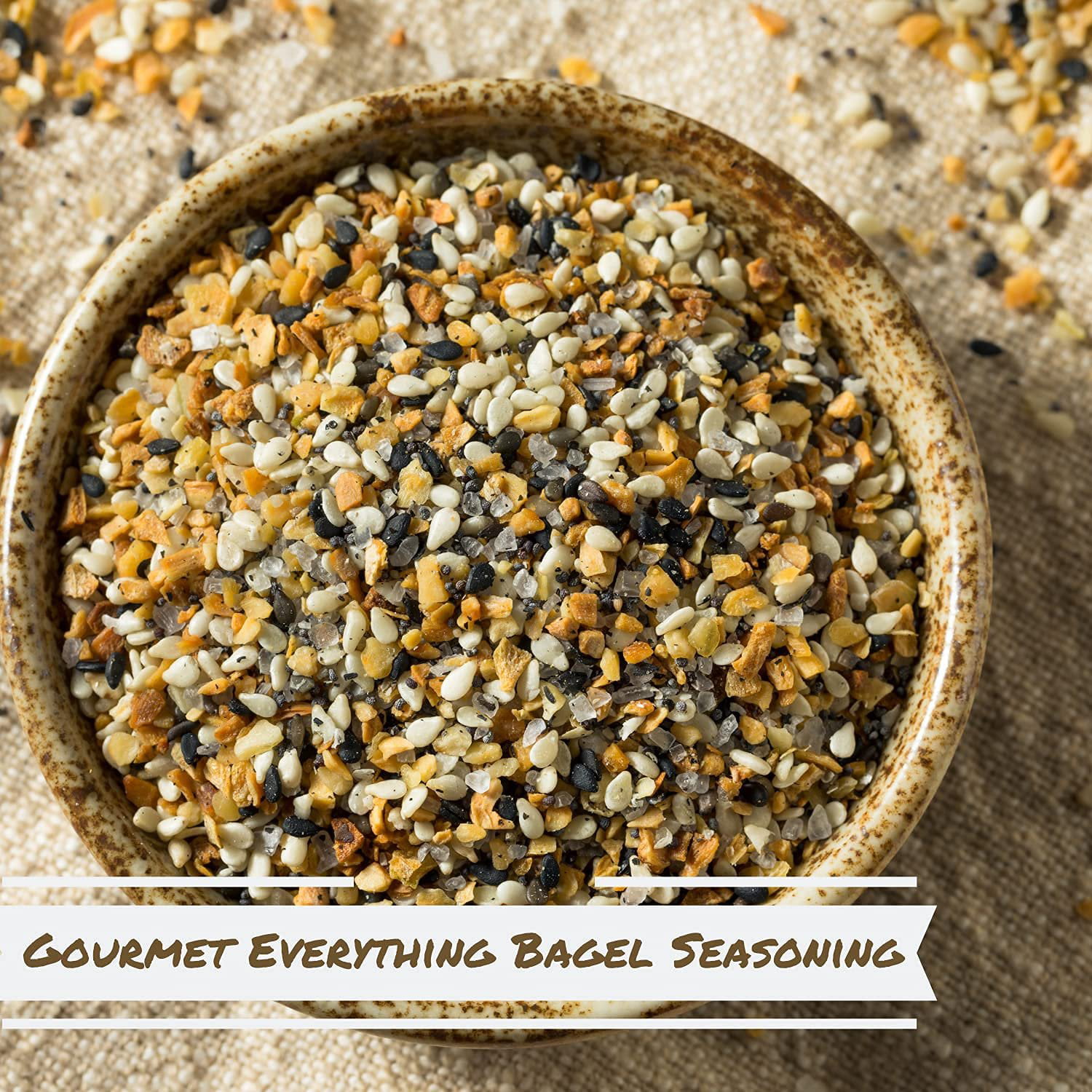 Everything Bagel Seasoning (Salt Free) - Bunker Hill Cheese