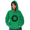 thumbnail image 4 of Celestial Sun Symbolic Spirit Animal Hoodie Sweatshirt Women Brisco Brands L, 4 of 6