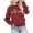 Red, variant on Tbopshirt Girls Hoodies,Girls Sweatshirts,Hoodies for Girls,Girls Crewneck Oversized Sweatshirt Kids Fashion Long Sleeve Pullover Tops 1-12 Years,Hoodless Sweatshirt