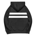 thumbnail image 4 of Byworldtasic Women's Hooded SweatshirtsNew Preppy Loose Fitting Long Sleeved Hoodiefor Teen Girls Women Striped Pullover With Pockets Sports Fashionable Casual Tops, 4 of 5