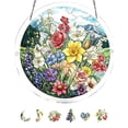 thumbnail image 1 of Acrylic Jigsaw Puzzle Suncatcher,Window Suncatcher Acrylic Puzzle,Unique DIY Emerald Flame Hummingbird Sun Catcher PuzzleKit,Sun Catcher AcrylicPuzzles Garden Decoration for Window Garden Hanging, 1 of 7