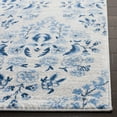 thumbnail image 4 of SAFAVIEH Martha Stewart Brentwood Topher Floral Area Rug, Cream/Blue, 2' x 4', 4 of 11