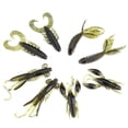 thumbnail image 3 of 25 uds Señuelos De Pesca Camarón De Gusano De Silicona, Señuelos De Pesca, Colores, Anzuelo De Manivela O Bullet Copper For Texas Rig, 3 of 3