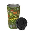 thumbnail image 2 of Gukieu Camping 1 Print Insulated Coffee Cup, Portable Stainless Steel Vacuum Cup with Lid, Unisex, Suitable for Office, Cafe, Car, 2 of 8