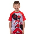 thumbnail image 3 of Power Rangers Pajamas Boys' Raglan Short Sleeve and Pant 2-Piece Sleep Set, 3 of 7