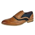thumbnail image 2 of Roamers Richelieus Brogues en Cuir à 5 Oeillets pour Hommes, 2 of 2