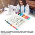 thumbnail image 3 of Disappearing Ink Pen, DIY Portable Water Erasable Fabric Marking Pen 12pcs  For Sewing, 3 of 8