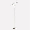 thumbnail image 1 of Benzara BM240337 Lampadaire avec Métal Incurvé Intégré LED&44; Blanc Mat, 1 of 1
