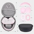 thumbnail image 3 of Case for Airpods Max Headphones, Silicone Cover for Apple Airpod Max,Accessories Cases (Pink,Black case), 3 of 7