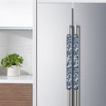 thumbnail image 3 of NETILGEN Vintage Blue Flower 2 Pcs Refrigerator Door Handle Covers Non-Slip Kitchen Appliance Protective Mat for Fridge Dishwashers Microwave Kitchen Home Indoor Decor, 3 of 6