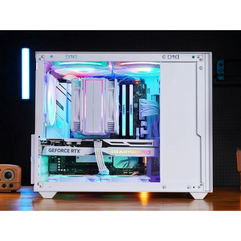 SAMA IM01 Pro Mini Micro ATX Tower Computer Case Tempered Glass