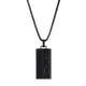 thumbnail image 3 of Collar Hombre Acero Inoxidable con Zircona Cúbica LUCKMAN, Cadena con Dije, Modelo Luke negro UNITALLA, 3 of 6