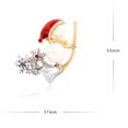 thumbnail image 1 of facefd Broche Épingles Chemise Accessoires pour Femmes Cadeau de Noël Col en Alliage Arbre de Mode, 1 of 8