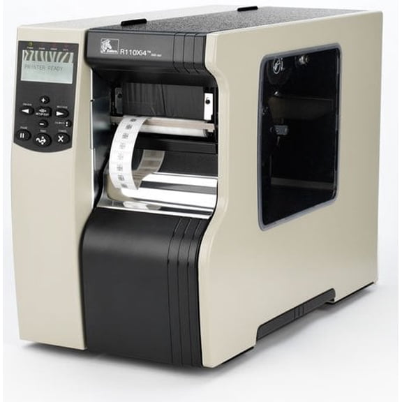 Restored Zebra R110Xi4 RFID Printer/Encoder 4 Industrial Thermal Transfer/Direct Thermal, 300 dpi, Serial/Parallel/USB/Ethernet, P/N: R13-8K1-00000-R0 (Refurbished)