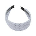 thumbnail image 5 of Unique Bargains 1 Pc Headband Fresh Polka Dot Wide Hair Accessories Purple, 5 of 5