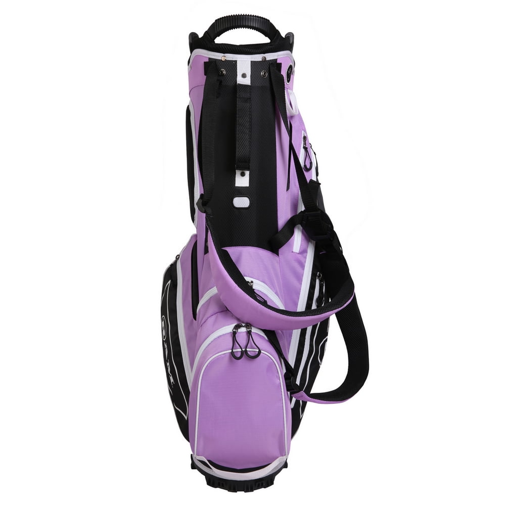 Ram Ladies 5-way divider Golf Stand Carry Bag, Lilac and White, 9"