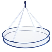 STRANDCHIC Laundry Hanging Rack Space Saving Drying Clothes Rack White 1Set