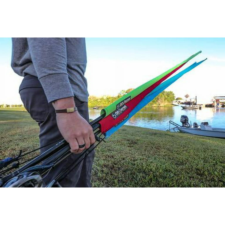  6th Sense Fishing Rod Sleeve (Baitcasting, Red) : Sports &  Outdoors