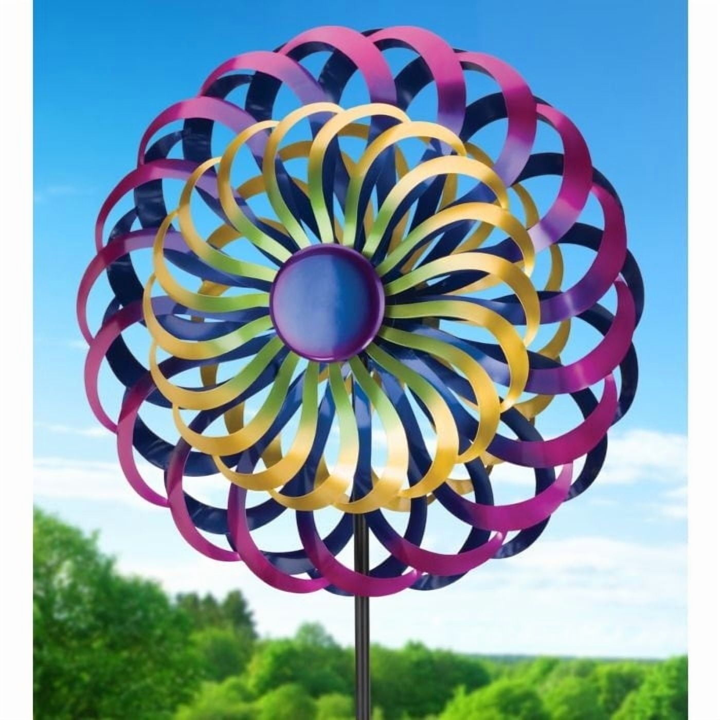 Hypno Garden Yard Outdoor Wind Spinner Stake, 85