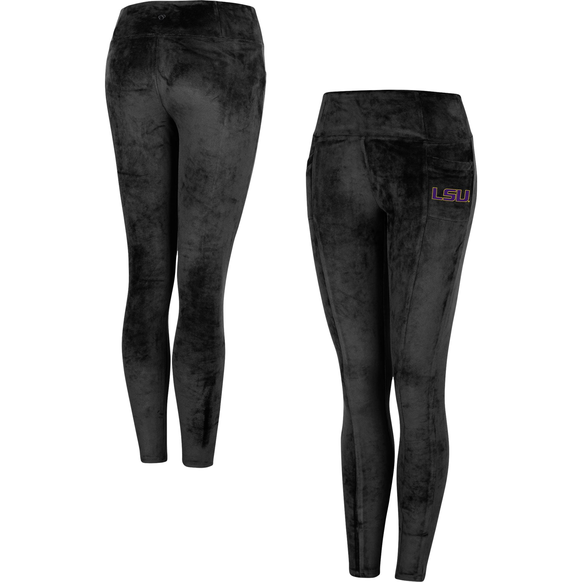 LSU Tigers Bonita Run Velour Leggings 