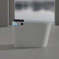 thumbnail image 3 of WinZo Modern Smart Toilet Built-in Bidet Seat, Auto Open, 1.28 GPF Powerful Flush, Foot Sensor, Instant Warm Air Dryer, Night Light LED Display, White with Black Screen, 3 of 6