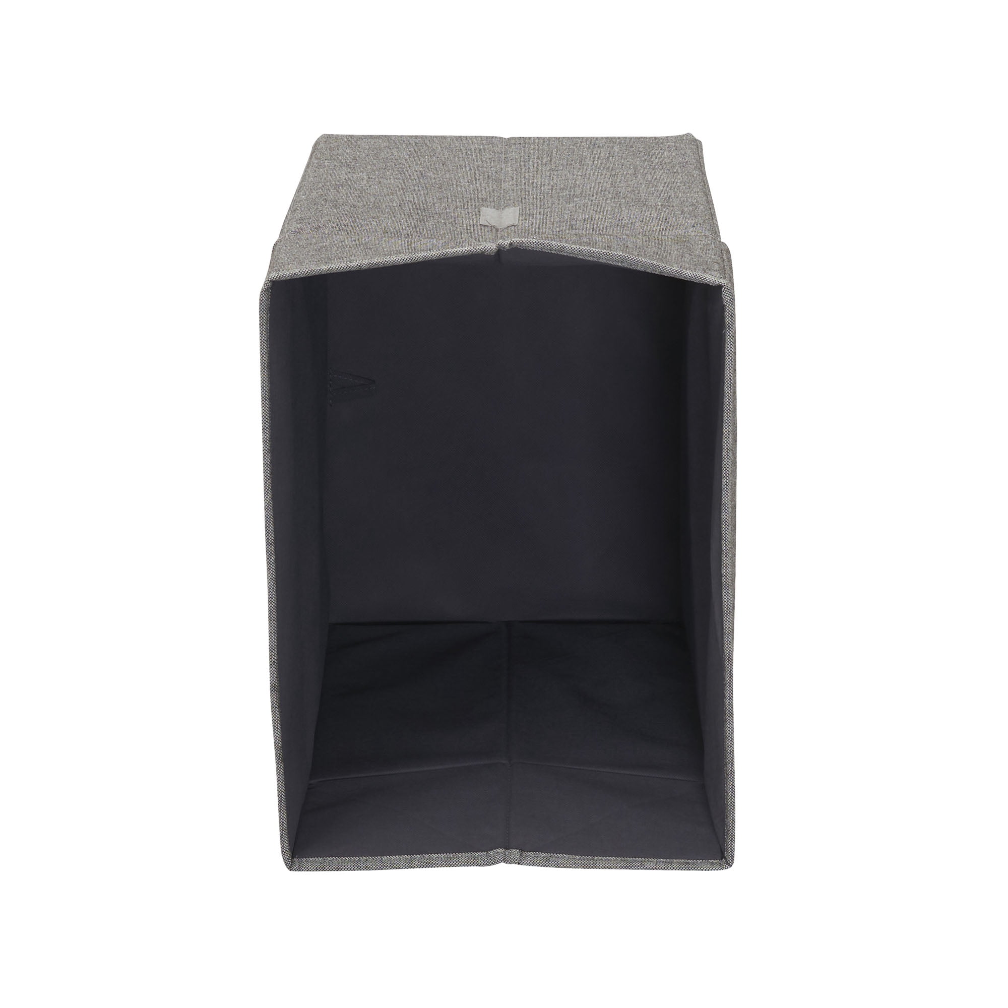 Household Essentials Expandable Fabric Storage Bin, Gray, Tall