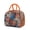 Orange-14, variant on Floral Insulated Lunch Box - Hippie Style Waterproof Lunch Bag, Leakproof & Spacious (Tribal Patterns)