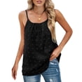 thumbnail image 2 of gakvbuo Plus Size Summer Tops For Women Tops Dressy Casual Tunic Tops To Wear With Leggings Women's Summer Casual Telescopic Suspenders Solid Color Tops Sling Vest, 2 of 7