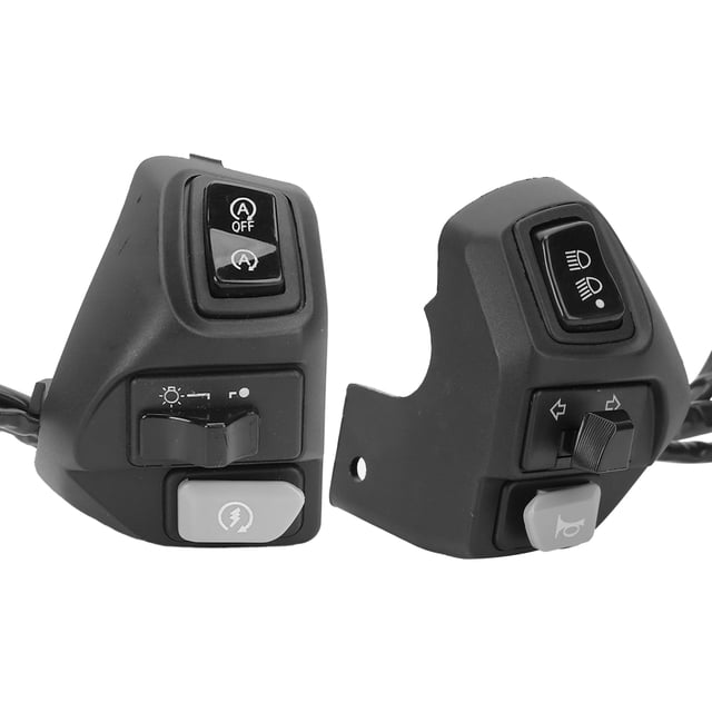 2 uds interruptor de manillar reemplazo de botón de bocina de luz baja/alta para Yamaha AEROX 155 125