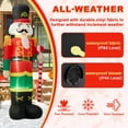 thumbnail image 5 of BSHAPPLUS® 8FT Christmas Inflatable,Blow-up Nutcracker Solider Yard Decor,Pre-Lit Xmas Inflatable for Garden Lawn Outdoor Decor, 5 of 8