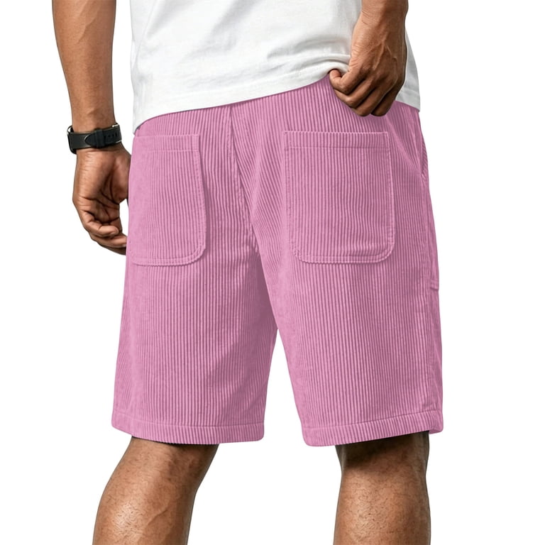 Men Shorts Drawstring Sport Trousers Fashion Stretch Short Pant