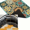 thumbnail image 3 of Stove Top Cover 28x20 Inch Diatomite Kitchen Mat Spanish Tile Boho Style Heat Resistant Coffee Mat Stove Cover for Electric Pad Countertop Protector Kitchen Decor, 3 of 7
