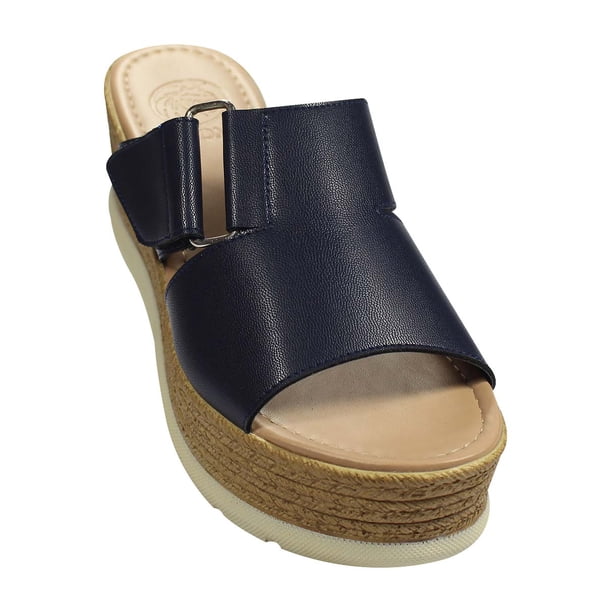 SANDALIA CASUAL LEON MUJER MARINO SINTETICO 1553 LEON 1553p