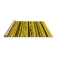 thumbnail image 2 of Ahgly Company Machine Washable Indoor Rectangle Abstract Yellow Modern Area Rugs, 7' x 9', 2 of 4