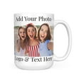 thumbnail image 2 of Custom Coffee Mug with Photo, Personalized Picture Coffee Cup, Anniversary Mug Gift for Him, Customizable Text Mug for Men, Gift for Dad, 2 of 3
