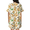 thumbnail image 3 of Vsdgher Animals on Noah's Ark Print Men's Short Sleeve Stretch Polo Shirt, Moisture-Wicking Performance Polo Shirt, 3 of 9