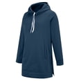 thumbnail image 4 of Certgust Hoodies for Women Loose Hoodie Long Hooded Tops Ladies Sweatshirt Sweater Asymmetric Blouse with Relaxed Fit for Trendy Everyday Casual Wear, 4 of 7