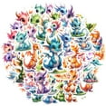 thumbnail image 2 of 35pcs-50pcs Colorful Dragon Stickers Fantasy Cute Animal Stickers for Suitcase Fridge Phone, 2 of 9