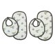 thumbnail image 1 of Juego de Baberos de Muselina Bacati azul y verde Happy Monkeys, 1 of 2