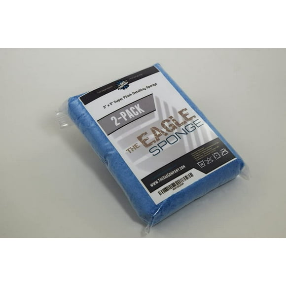 The Rag Company - Ultra Premium Korean Eagle Microfiber Detailing Applicator Sponge - Versatile Detailing Tool, Extra
