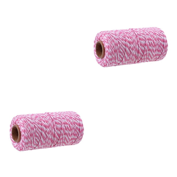 Hilo de Coser Cateissary 2mm Algodón Carrete 100 Metros Accesorio de Costura Type3 NO3