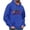 Blue, variant on SeCaotees Men's Christmas Hoodie, Candy Cane Xmas Tree Graphic Print Pullover Hooded Sweatshirt, Casual Long‑Sleeve Kangaroo Pocket Top for Fall Winter Holiday Army Green,L