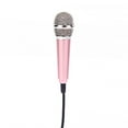thumbnail image 2 of MesaSe 3.5mm  Wire Connect Karaoke Metallic Mini Microphone for Cell Phone PC, 2 of 8