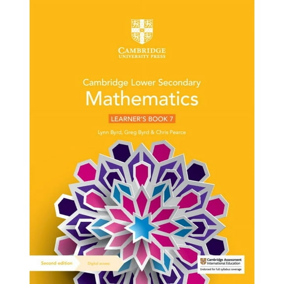 Cambridge Lower Secondary Maths Cambridge Lower Secondary Mathematics Learner's Book 7 with Digital Access (1 Year), (Paperback)