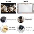 thumbnail image 6 of Flower Canvas Art Flower Picture Bathroom Wall Decor Fraemd Floral Painting Vintage Artwork for Living Room Office Home Decoration Gallery Wrapped Ready to Hang(Flower-3,12.00"x18.00"), 6 of 6
