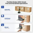 thumbnail image 3 of Eyoyo 2D QR Scanner de Codes-Barres Industriel avec Support de Charge Sans Fil, Robuste & Étanche IP65 Lecteur de Codes-Barres Bluetooth & Sans Fil & Mains Libres USB pour, 3 of 9